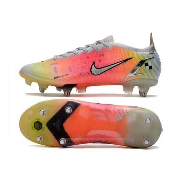 Nike Mercurial Vapor Elite SG Pro Blanco Rojo Plata